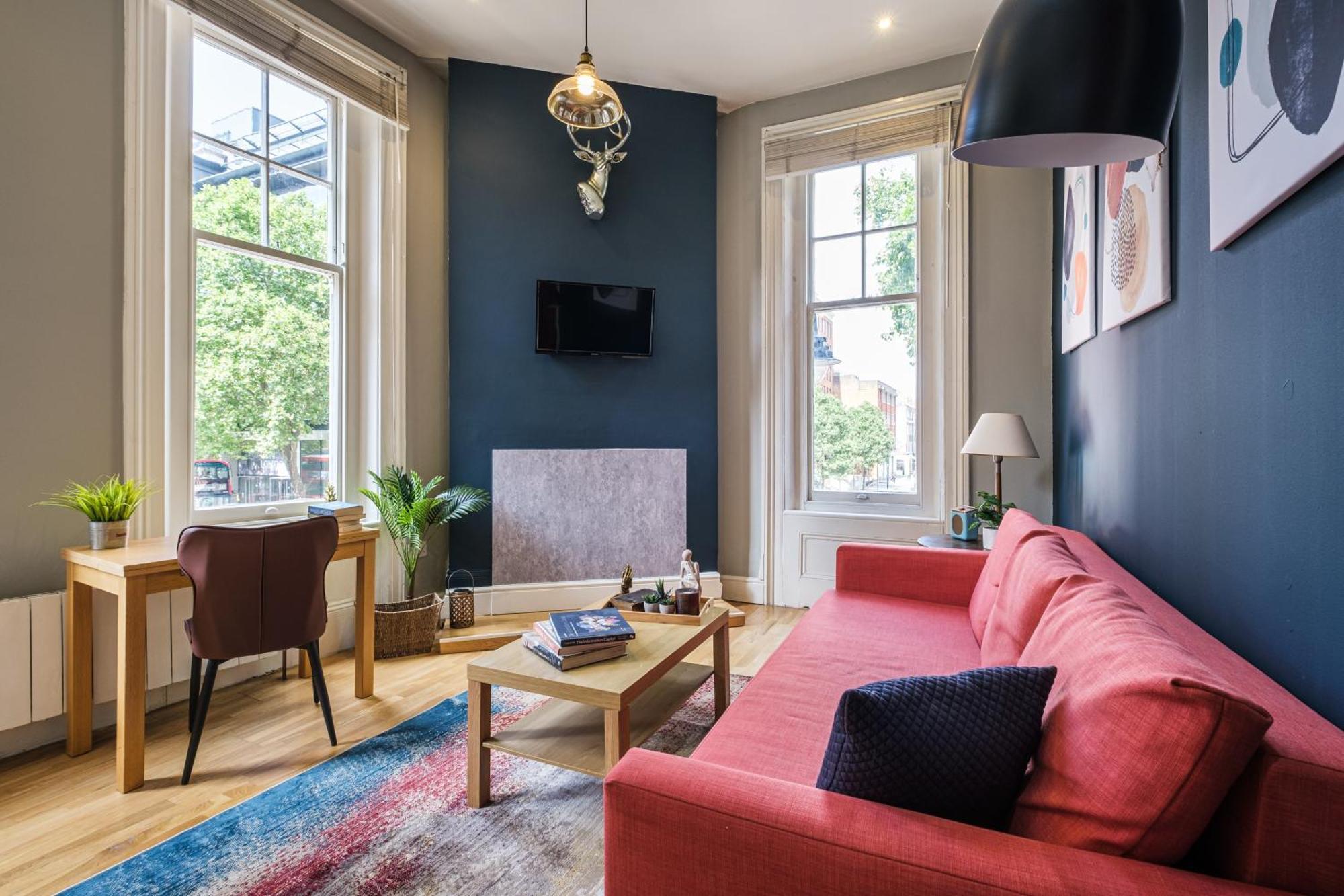 Sunny Corner Apartment In Center Of London Eksteriør billede