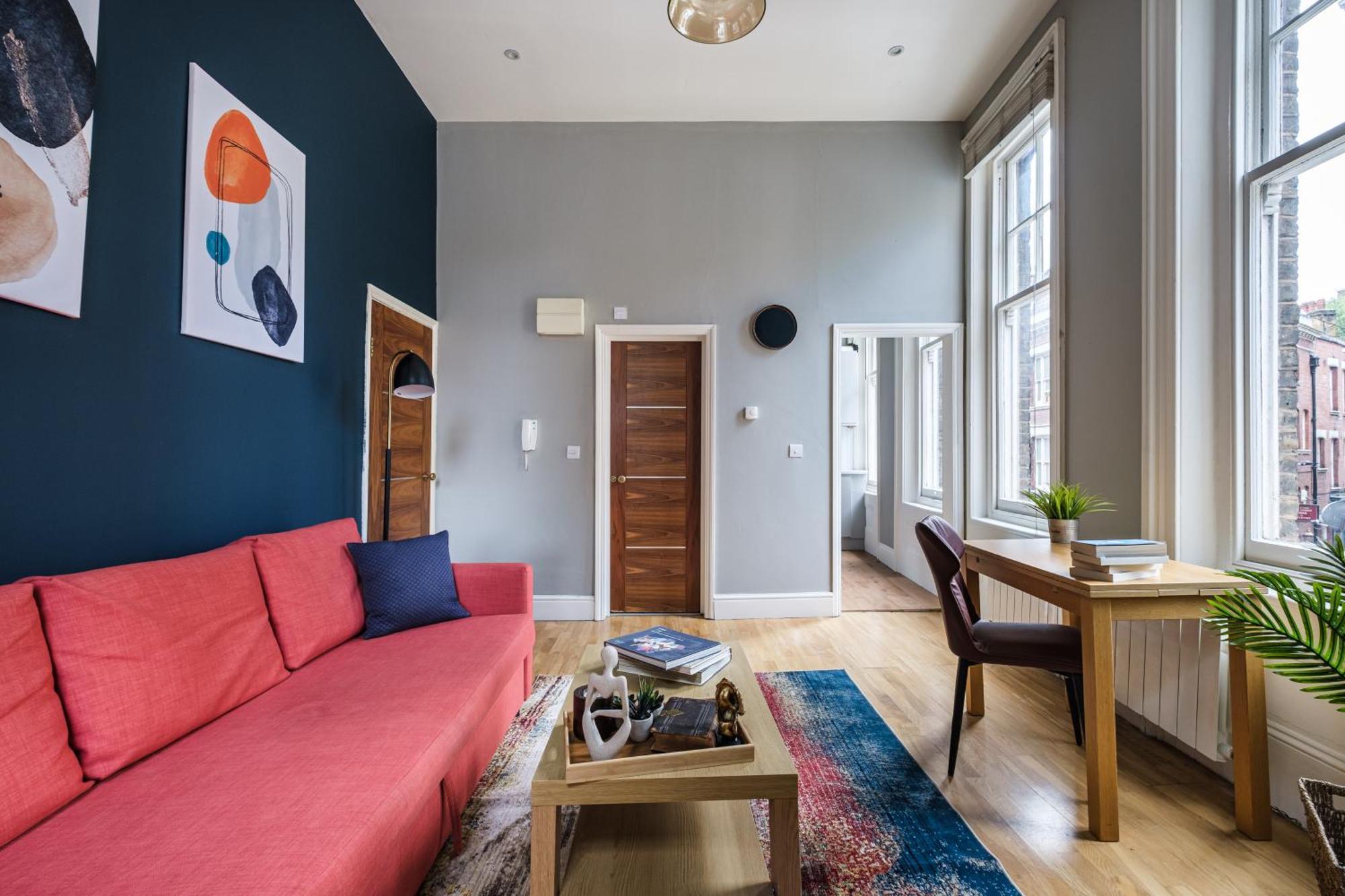 Sunny Corner Apartment In Center Of London Eksteriør billede